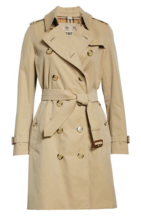 burberry trench ring nordstrom|Burberry Kensington Cotton Trench Coat .